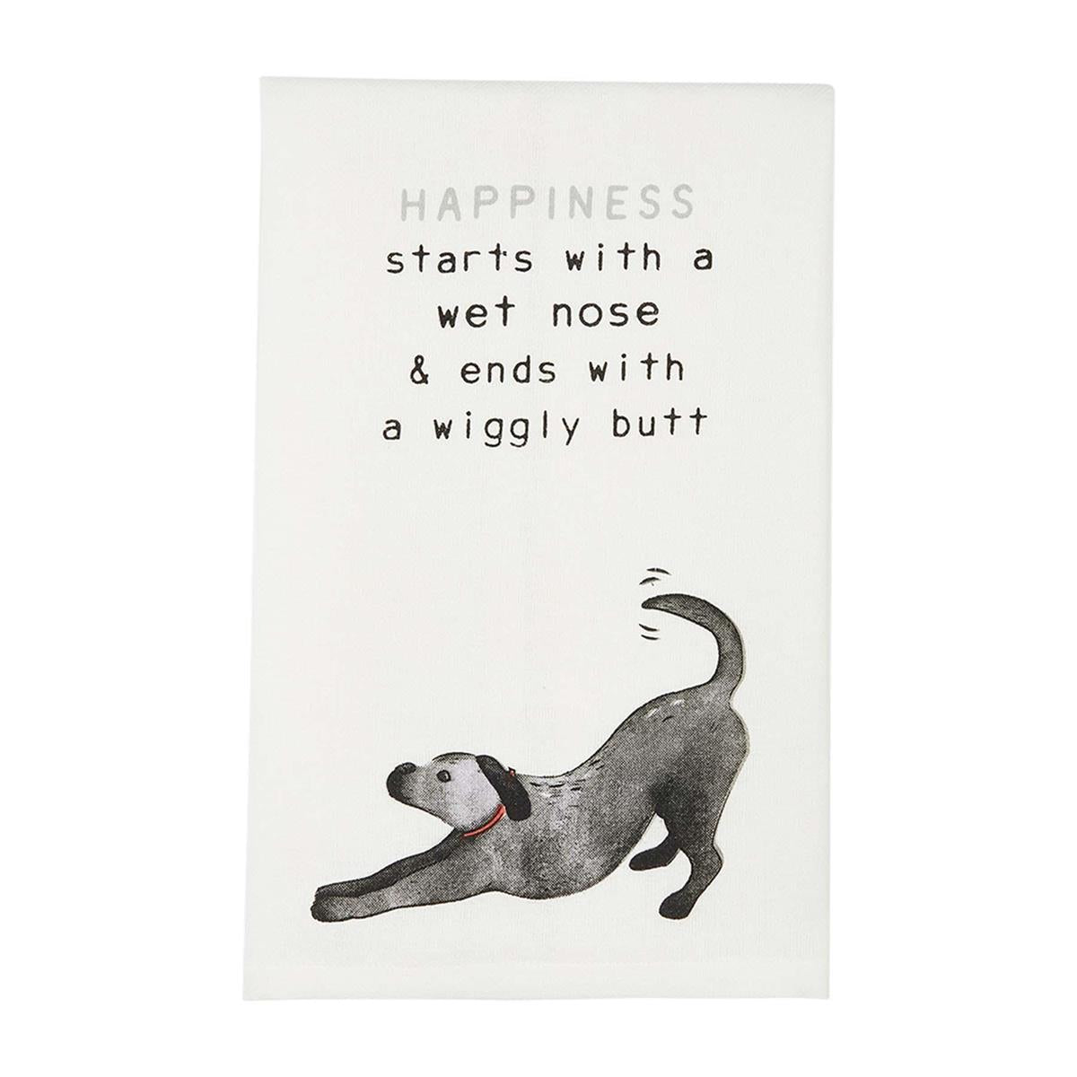 Dog Sentiment Cup Towel