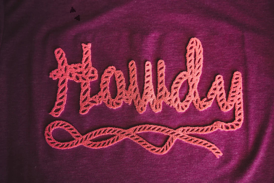 Howdy Honey Pink Top