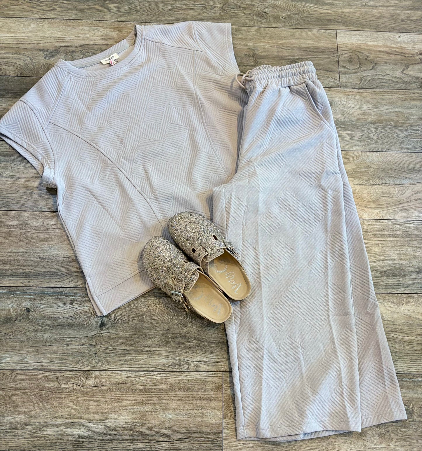Stone Quilted Bottoms