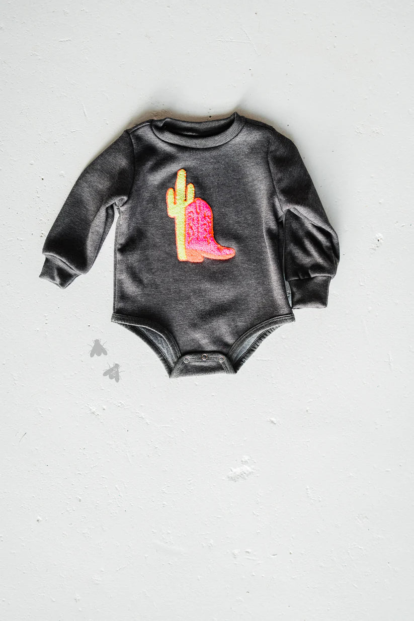 Neon Boot Scoot Baby Onesie