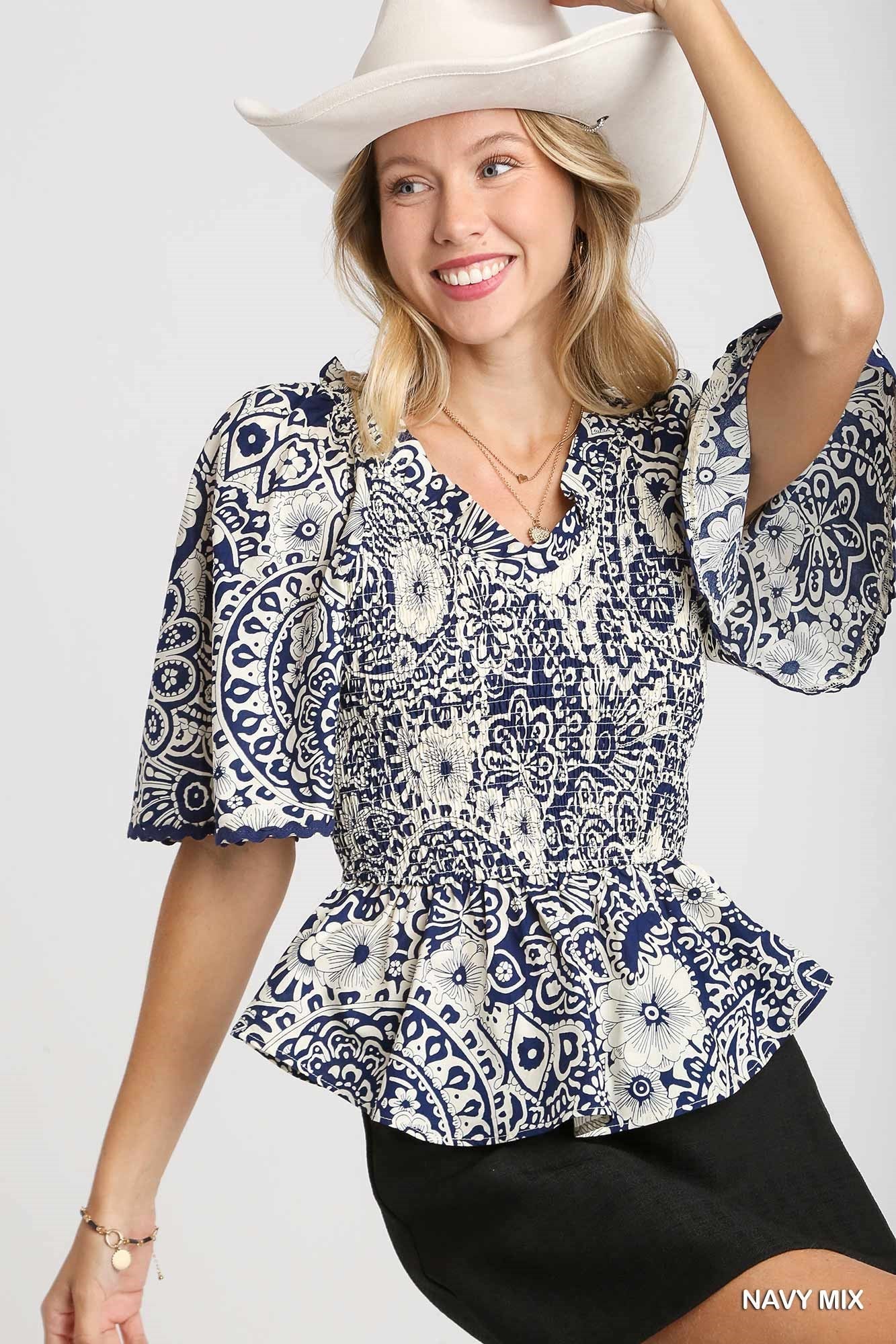 Pretty in Paisley Top