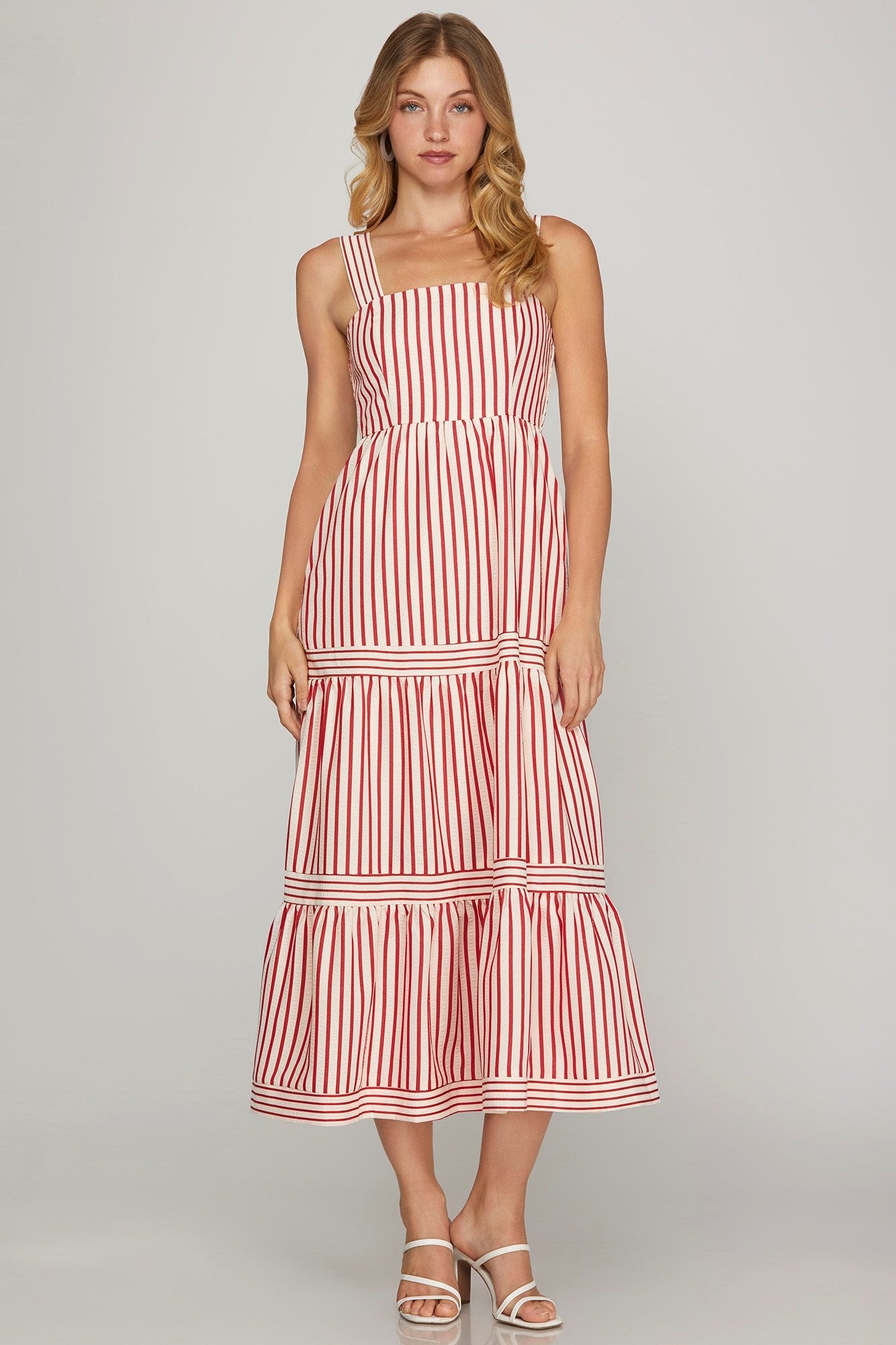 RED STRIPE MAXI