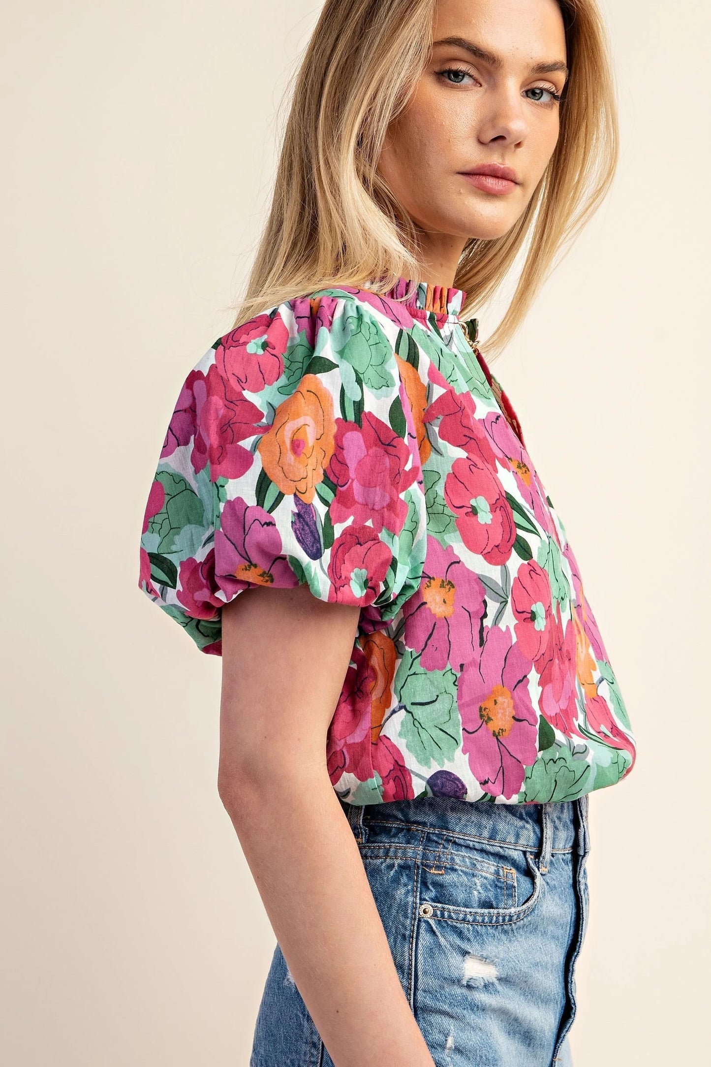 NIKKI FLORAL TOP