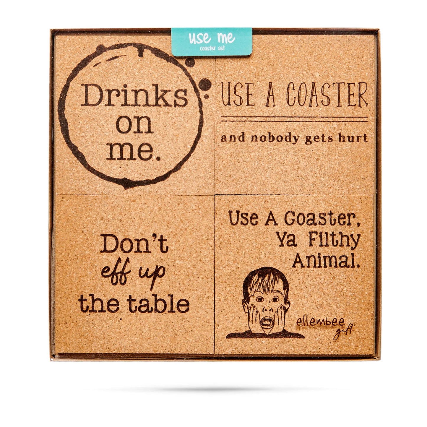 Cork Coaster Set