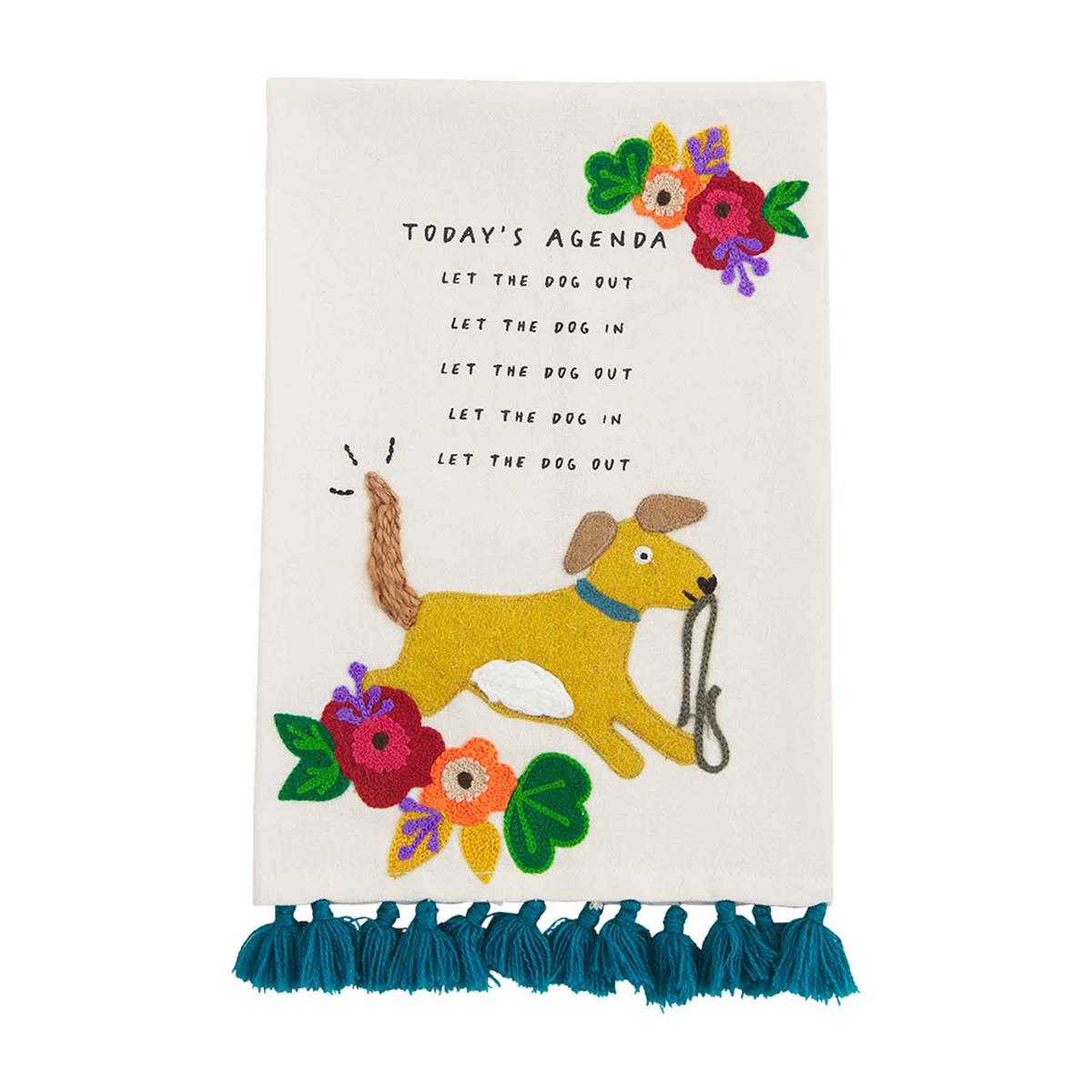 TODAYS PET EMBROIDERED TOWEL