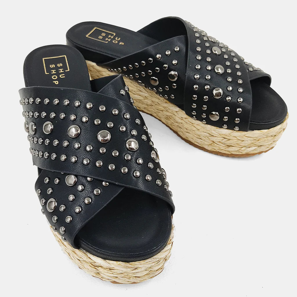 Kaia Black Matte Platform