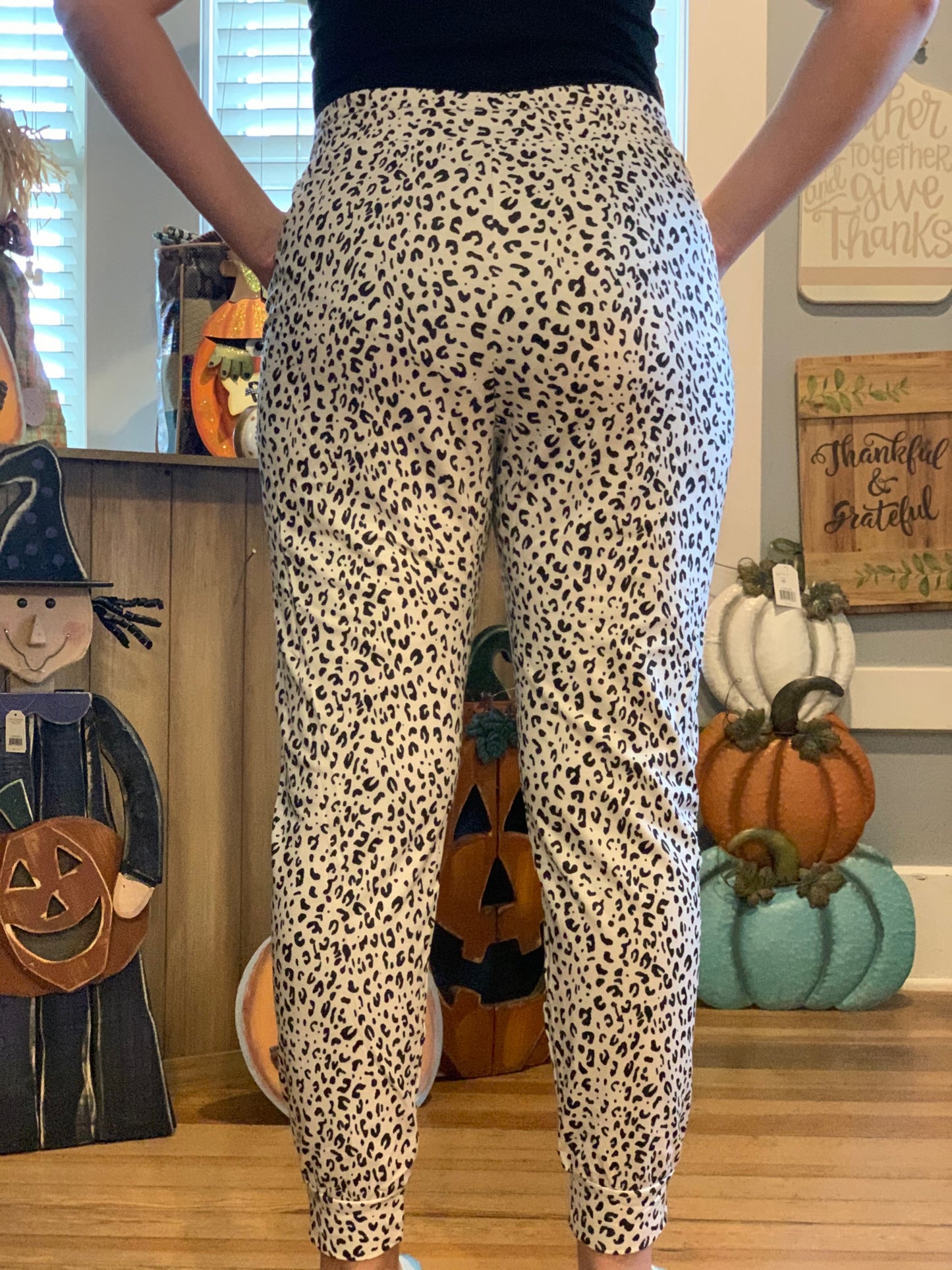 Leopard Joggers