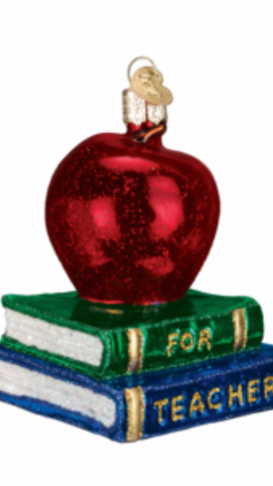 Teacher’s Apple Ornament