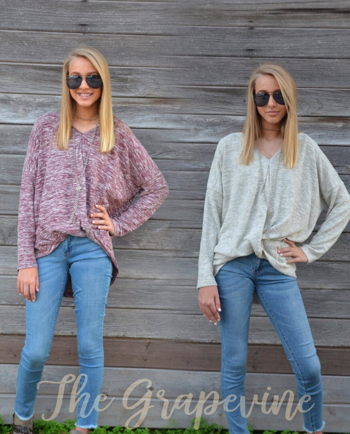 High Tie Knit Top