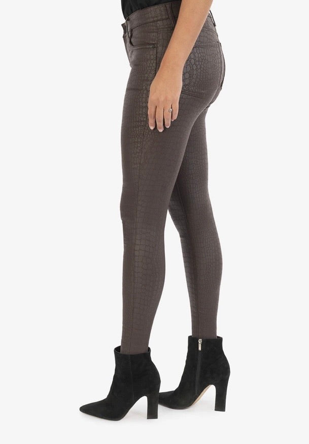 Connie High Rise Ankle Skinny-Brown (SIZE 4 & 12) *FINAL SALE*