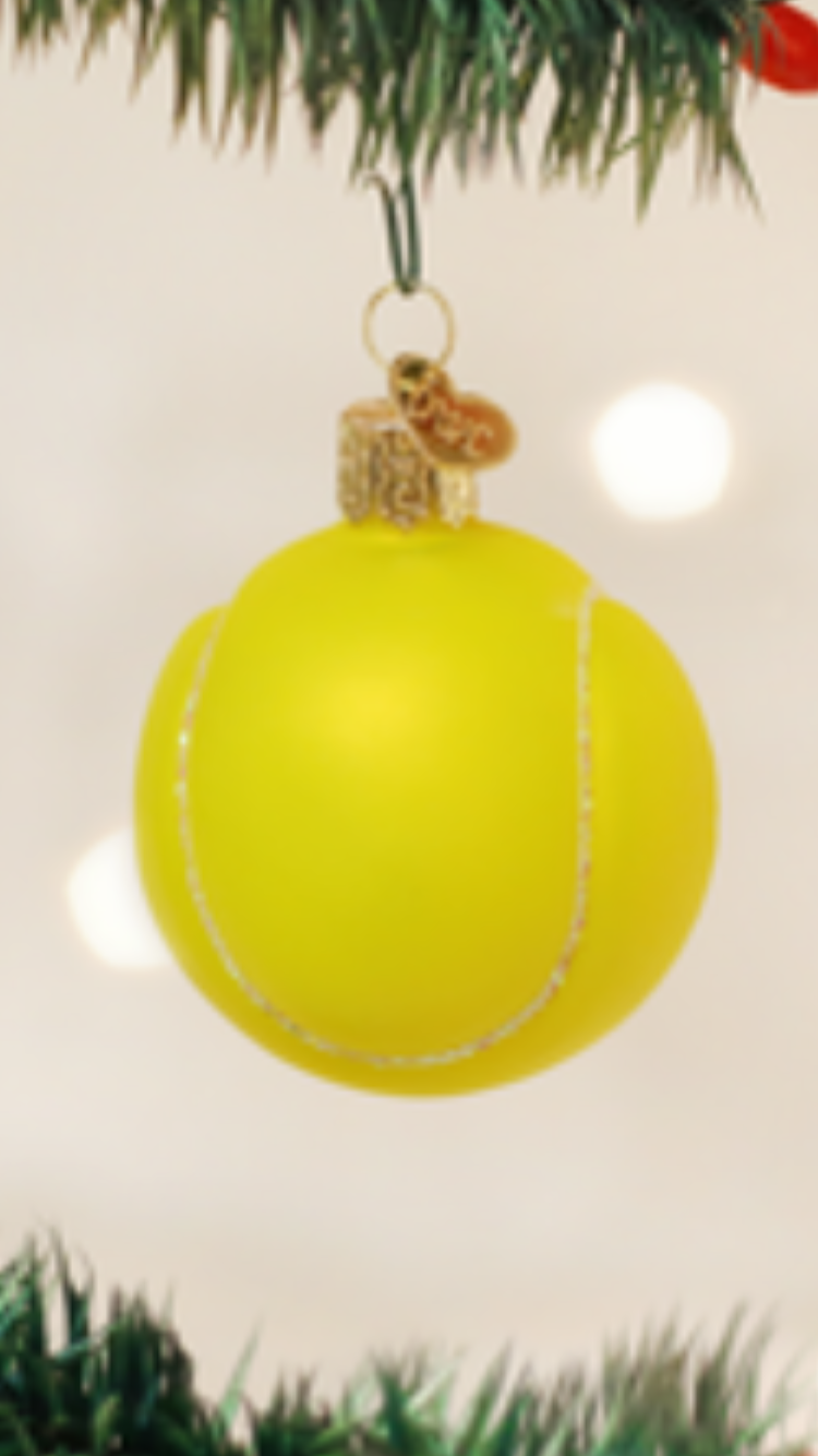 Old World Ornament Tennis Ball #44013