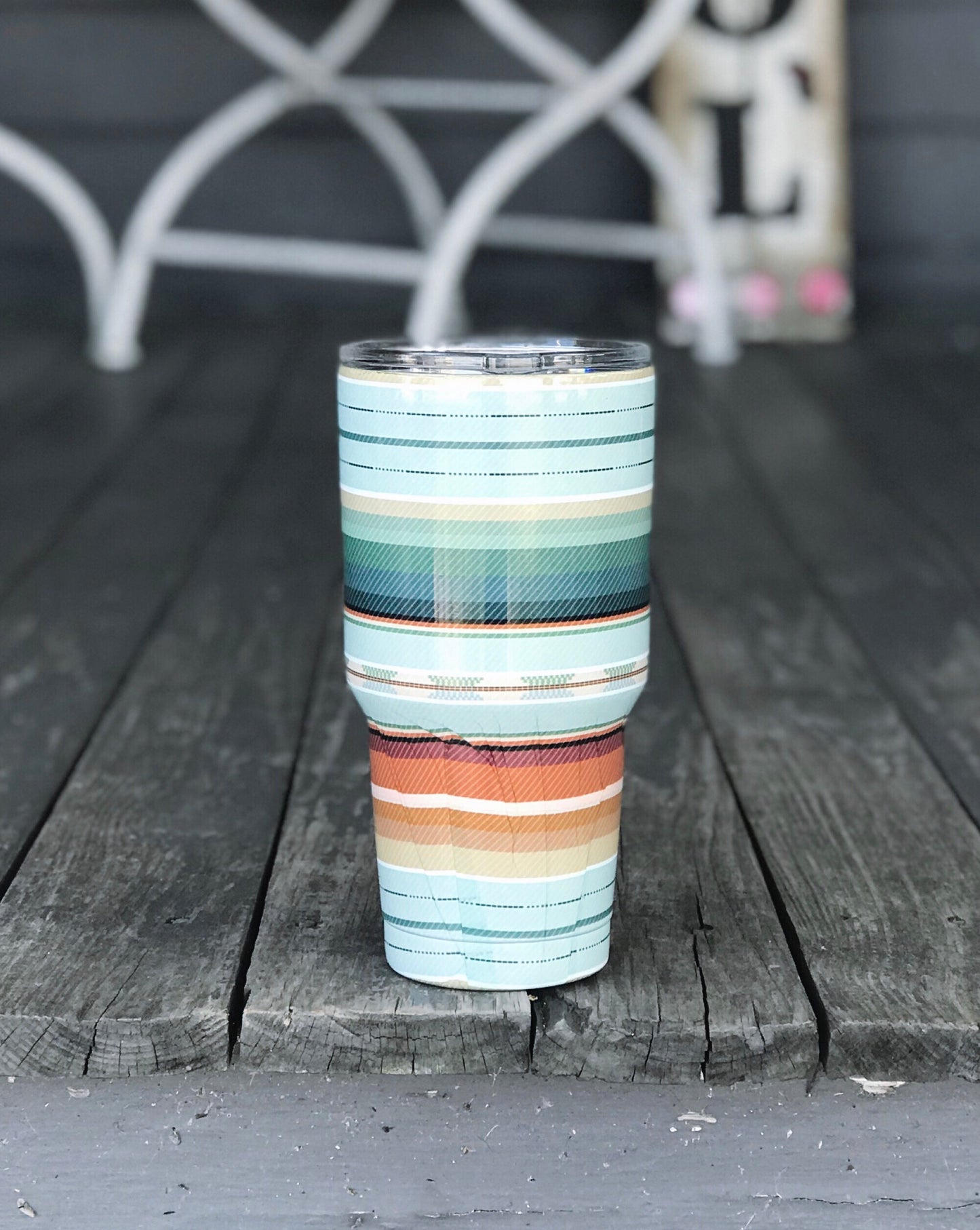 Blue Serape Tumbler