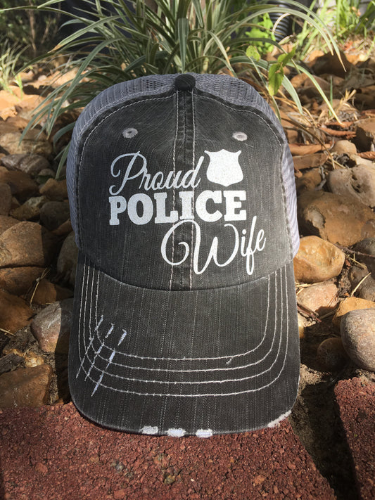 Proud Police Wife Cap