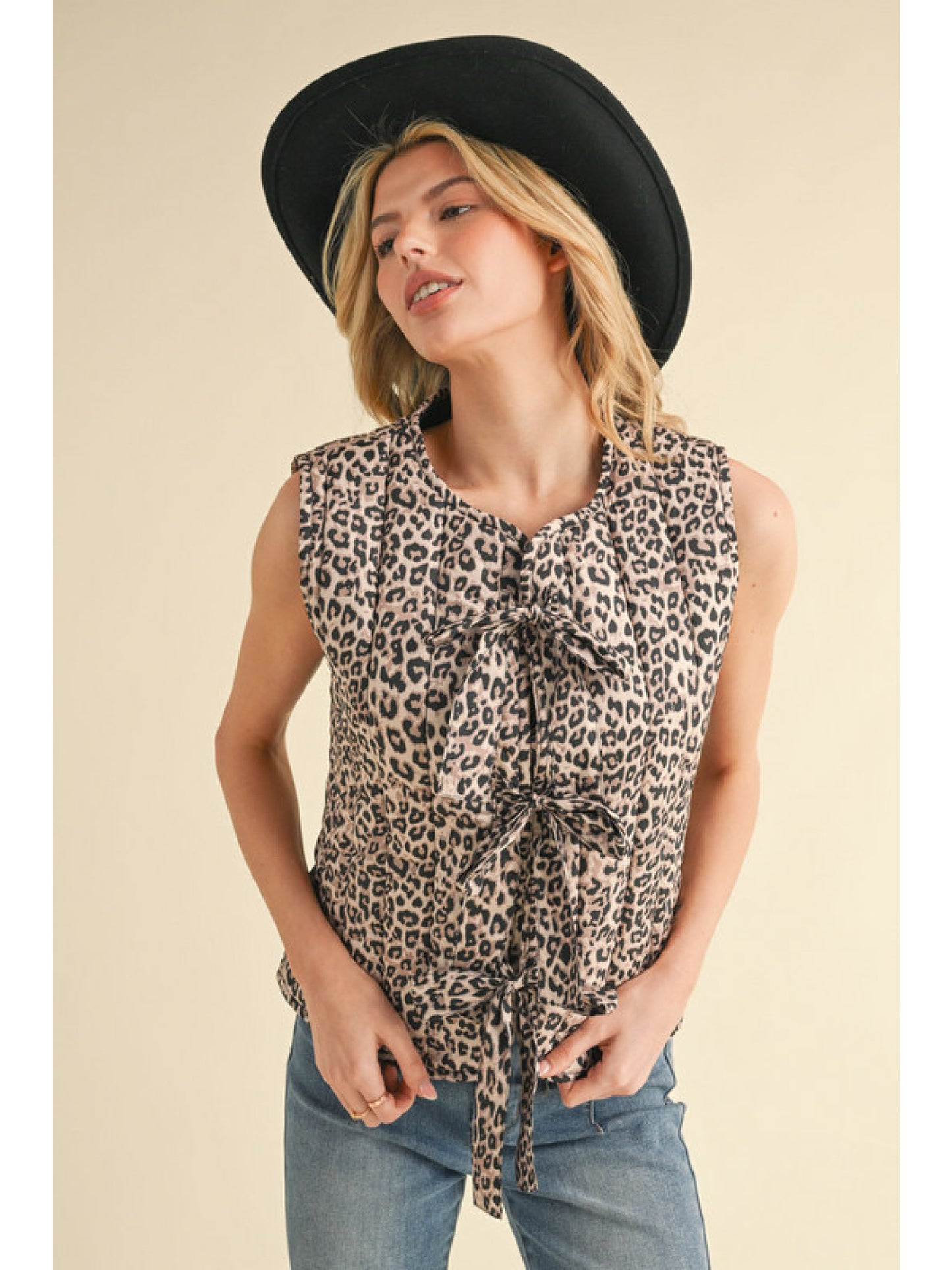 CHEETAH BOW VEST