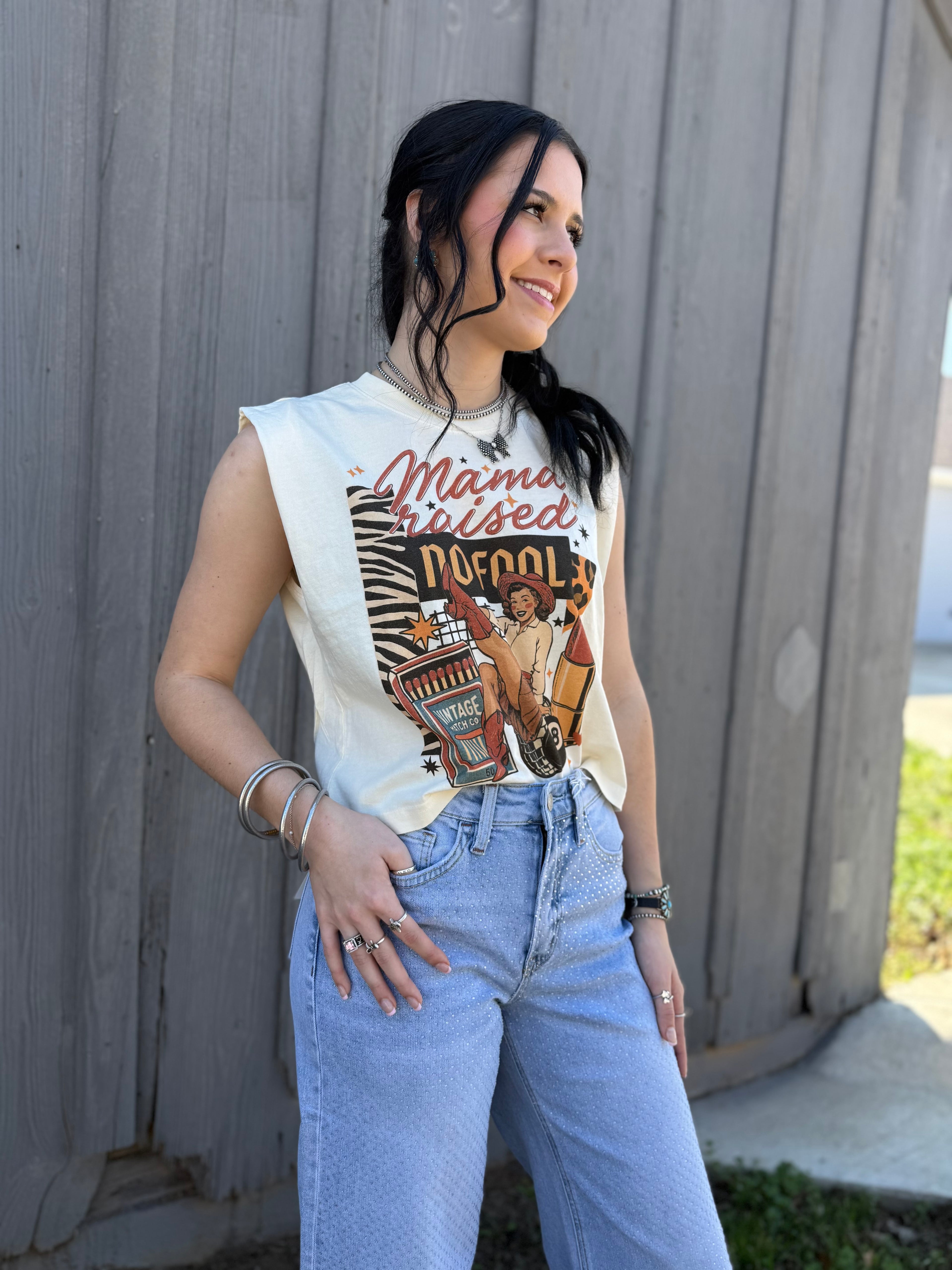 Mama Raised Muscle Tee