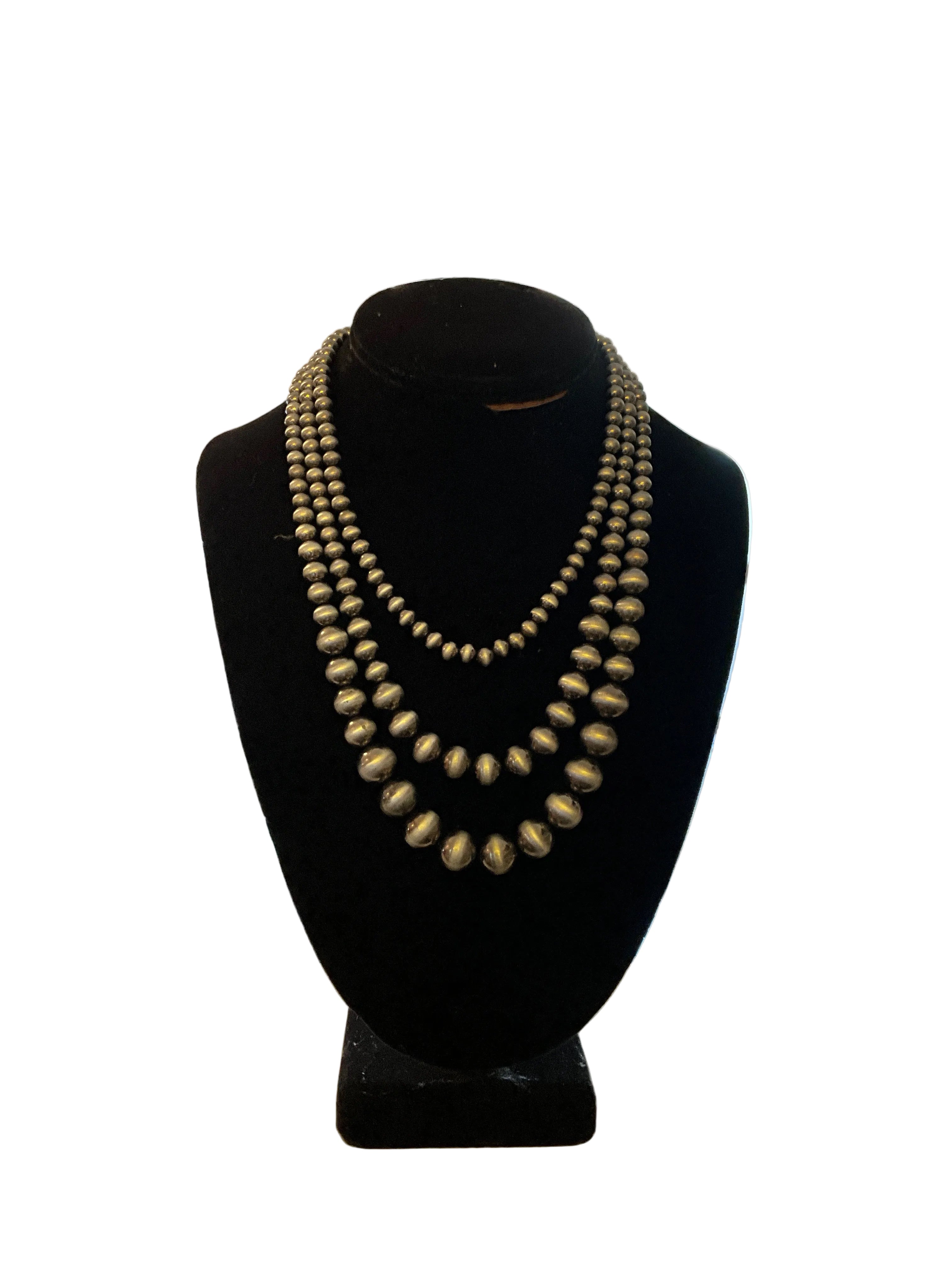 3-Strand Assorted Navajo Necklace