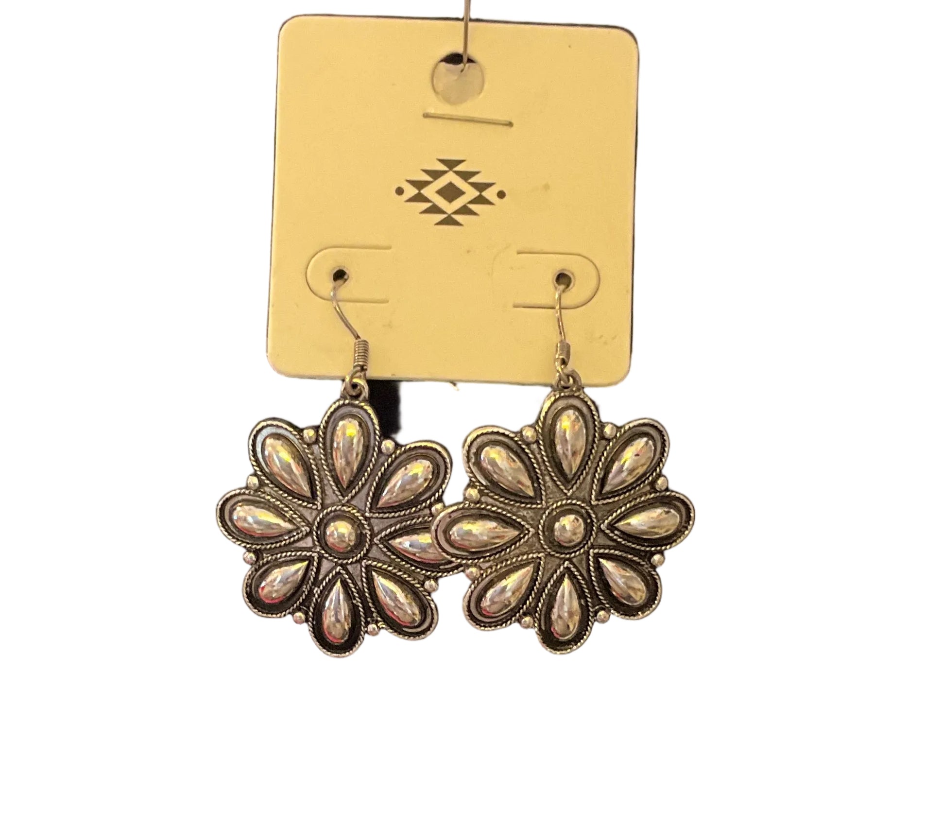 Large Concho Earrings
