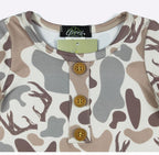 Antler Camo Knotted Gown