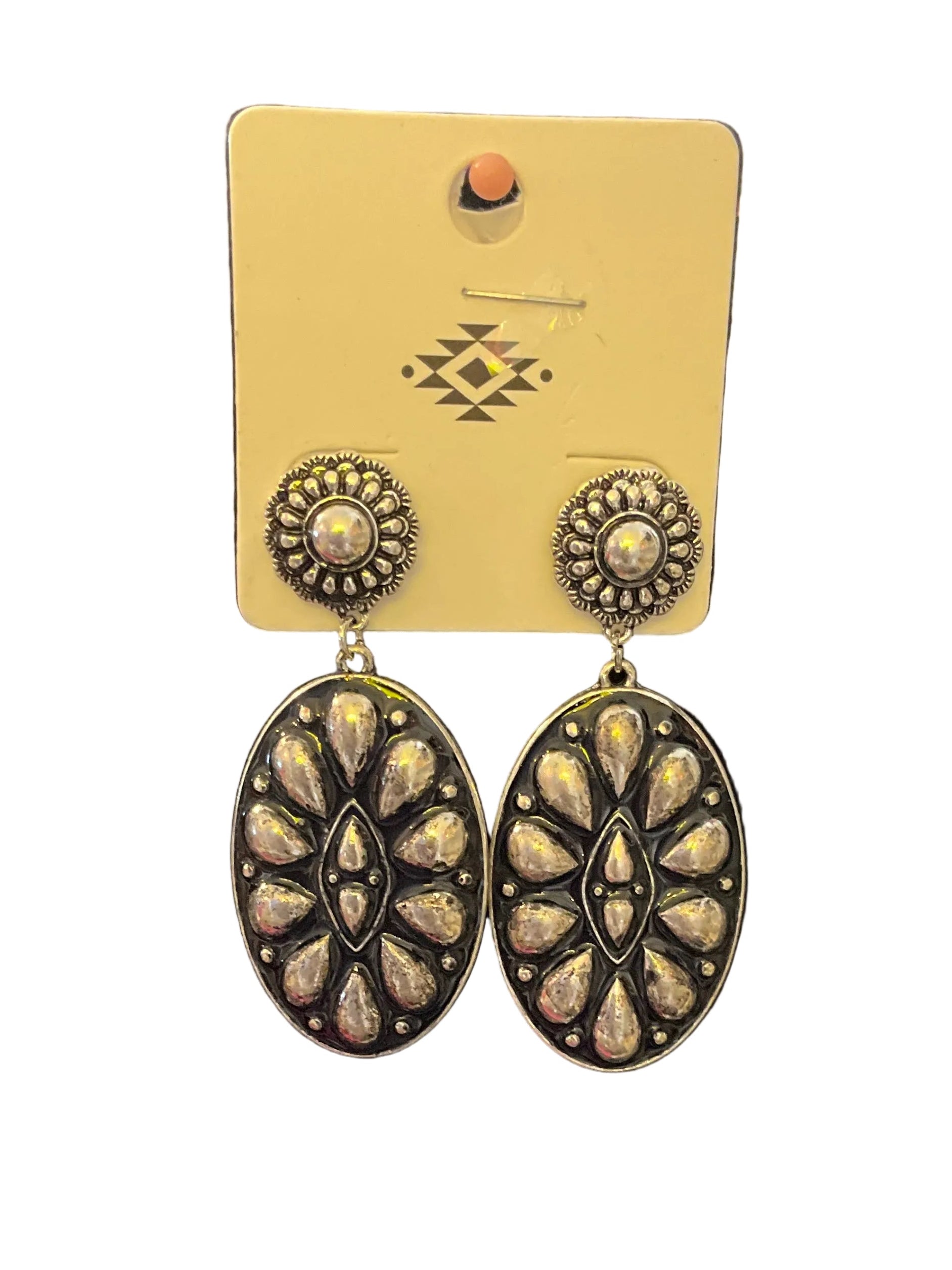 Concho Pendant Earrings