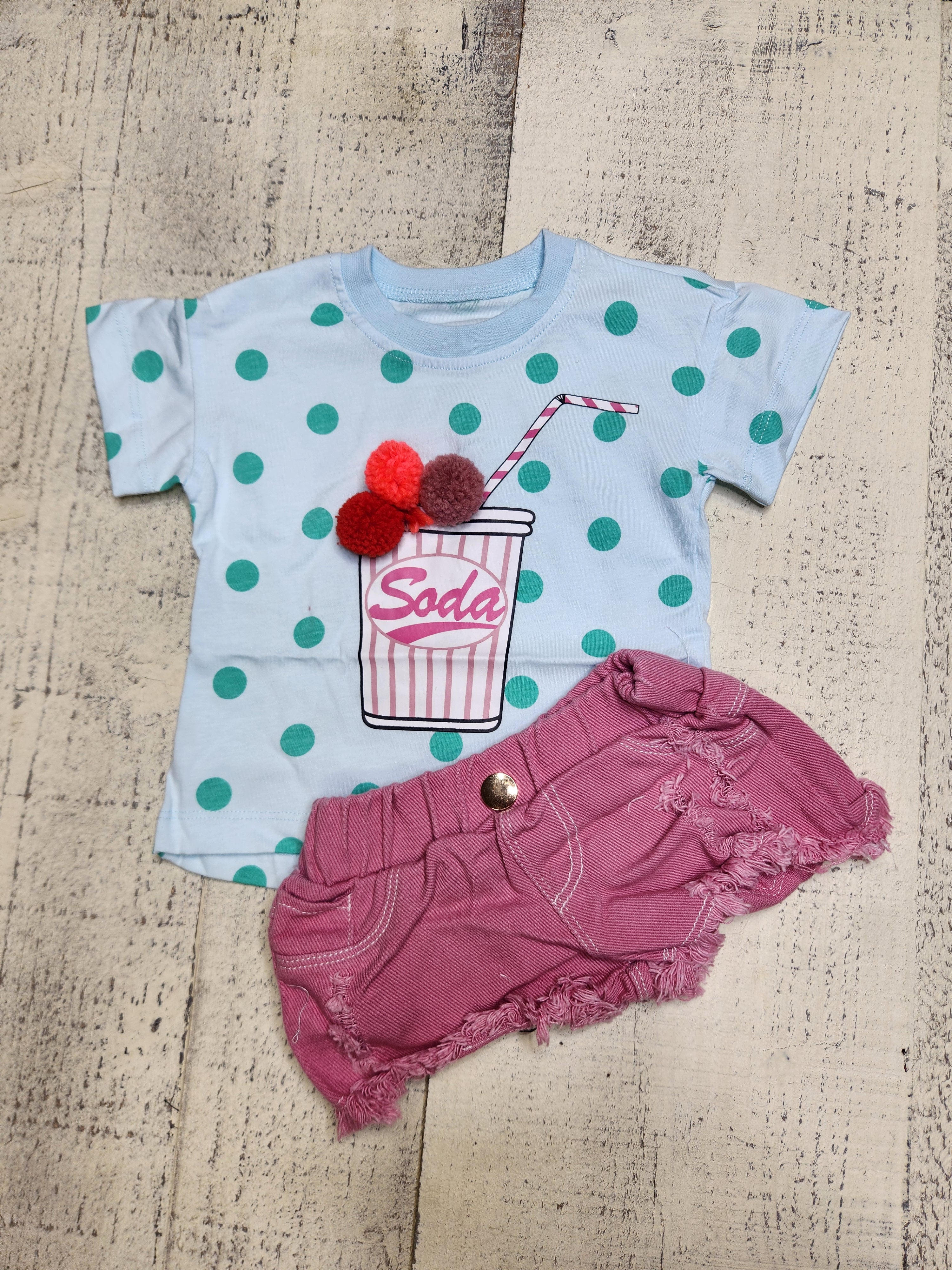 Ice Cream Social Top/Short Set