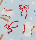 Baseball & Bows Romper