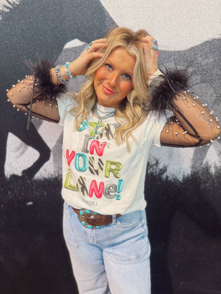 "Stay In Your Lane" Tee