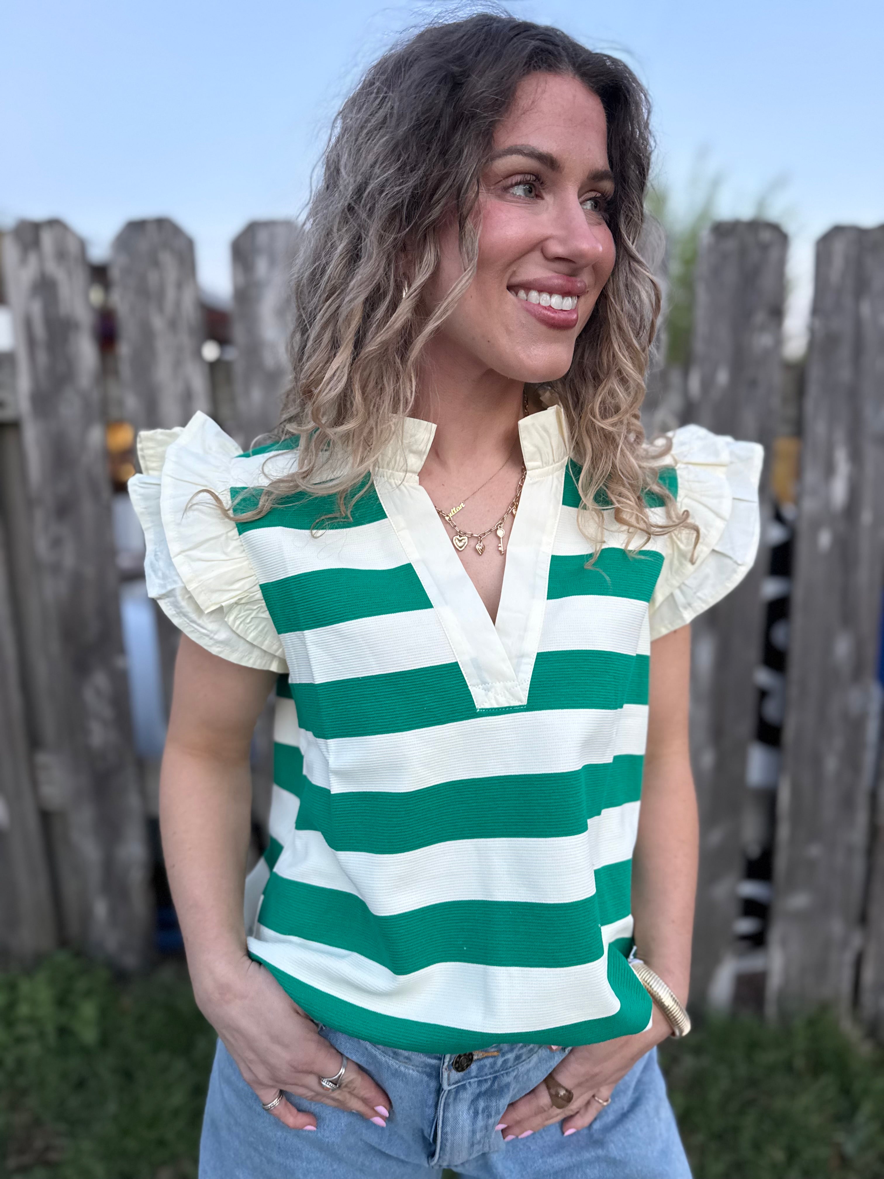 The Kelly Green Blouse