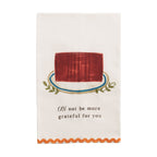 Cranberry Ric-Rac Towel