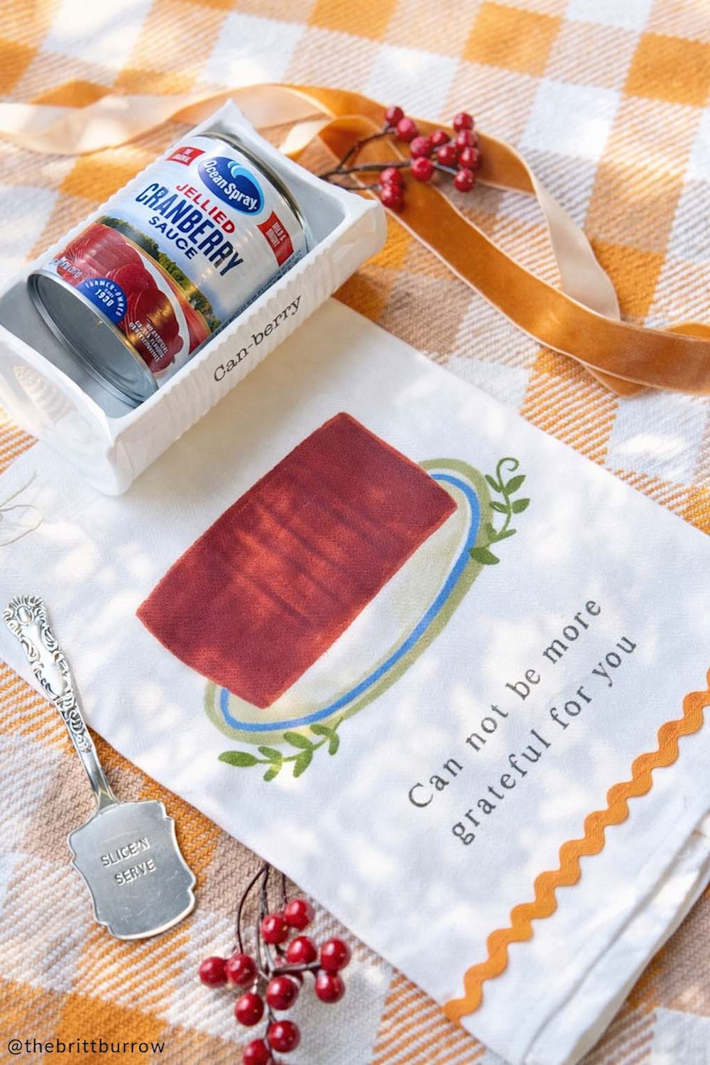 Cranberry Ric-Rac Towel