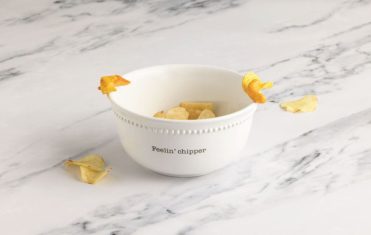 Chip Icon Serving Bowl