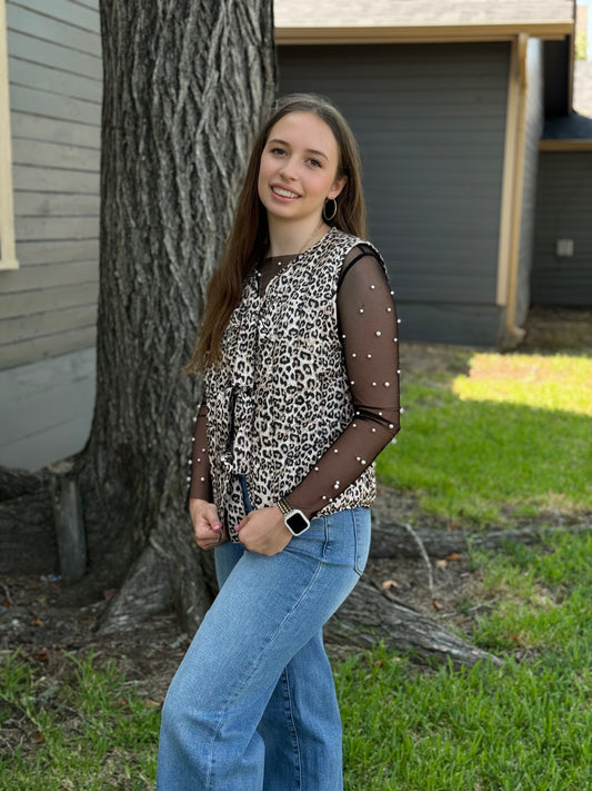 CHEETAH BOW VEST