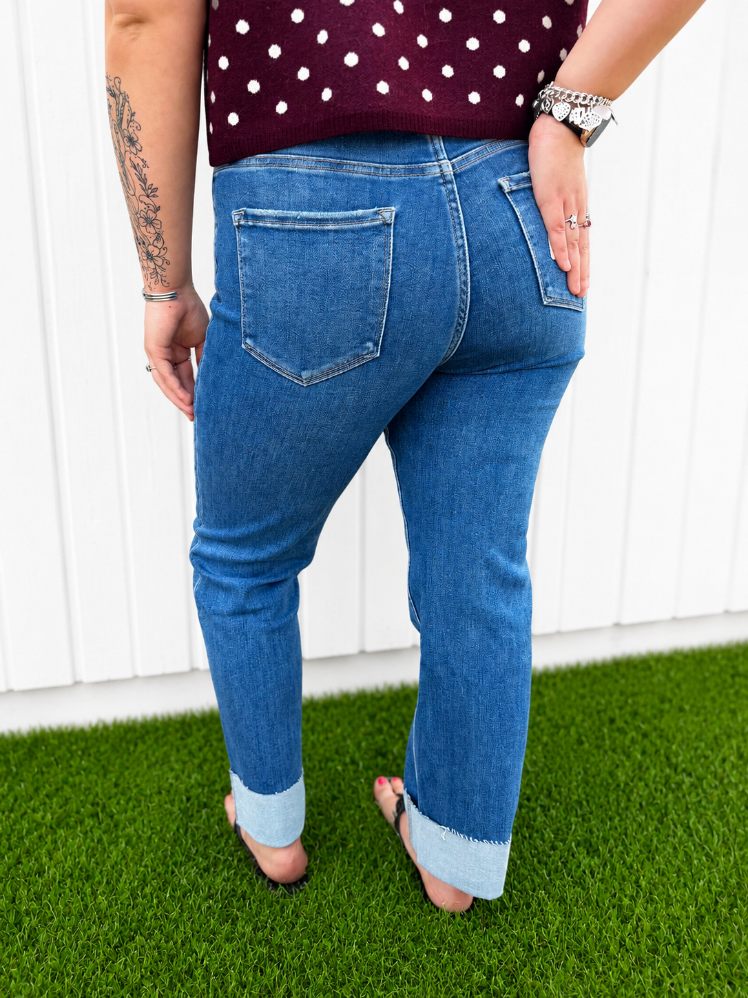 Bold Ankle Skinny Jeans
