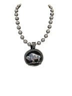 Bulky Portrait Necklace