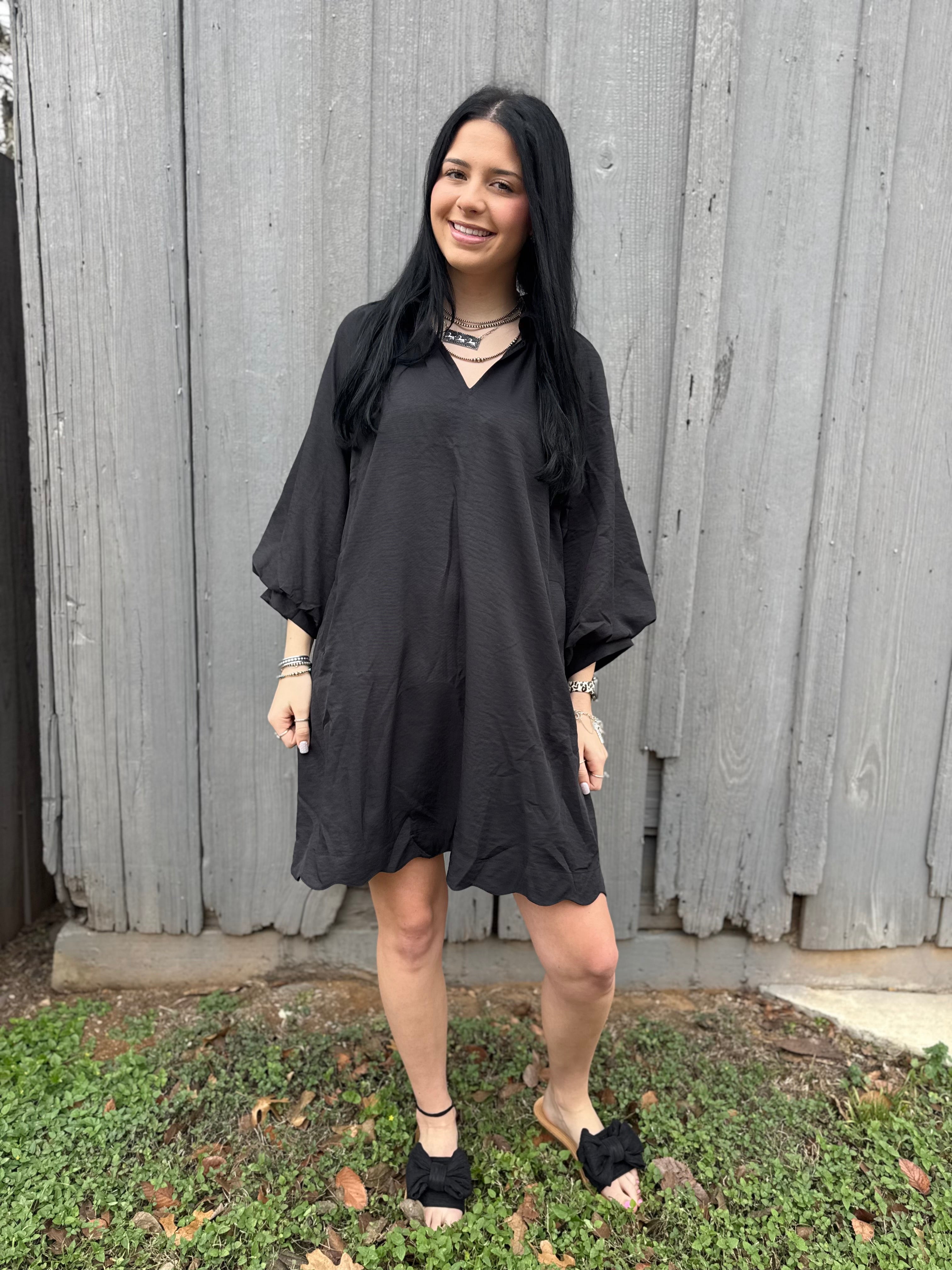 Amelia Bubble Sleeve Dress