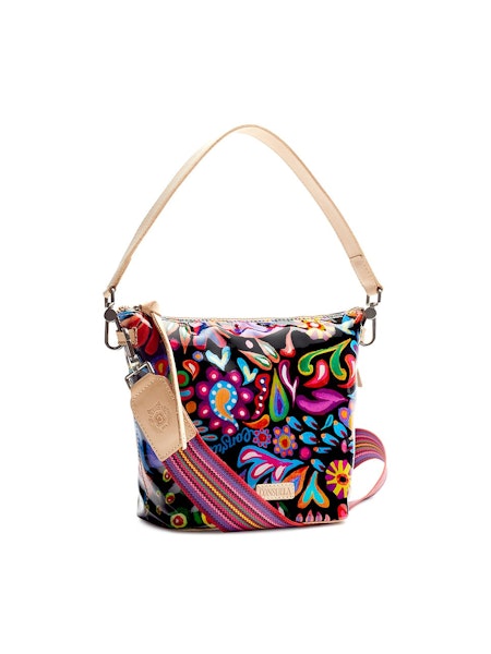 Consuela Sophie Black Swirly Wedge 6071