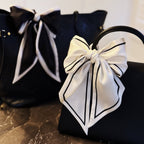 Black & White Stripe Twilly