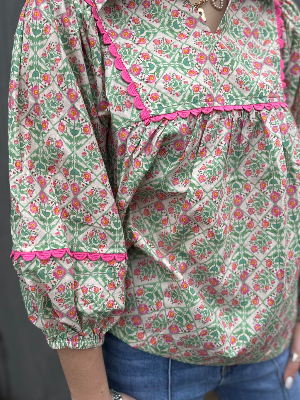 Blossom Floral Babydoll Top