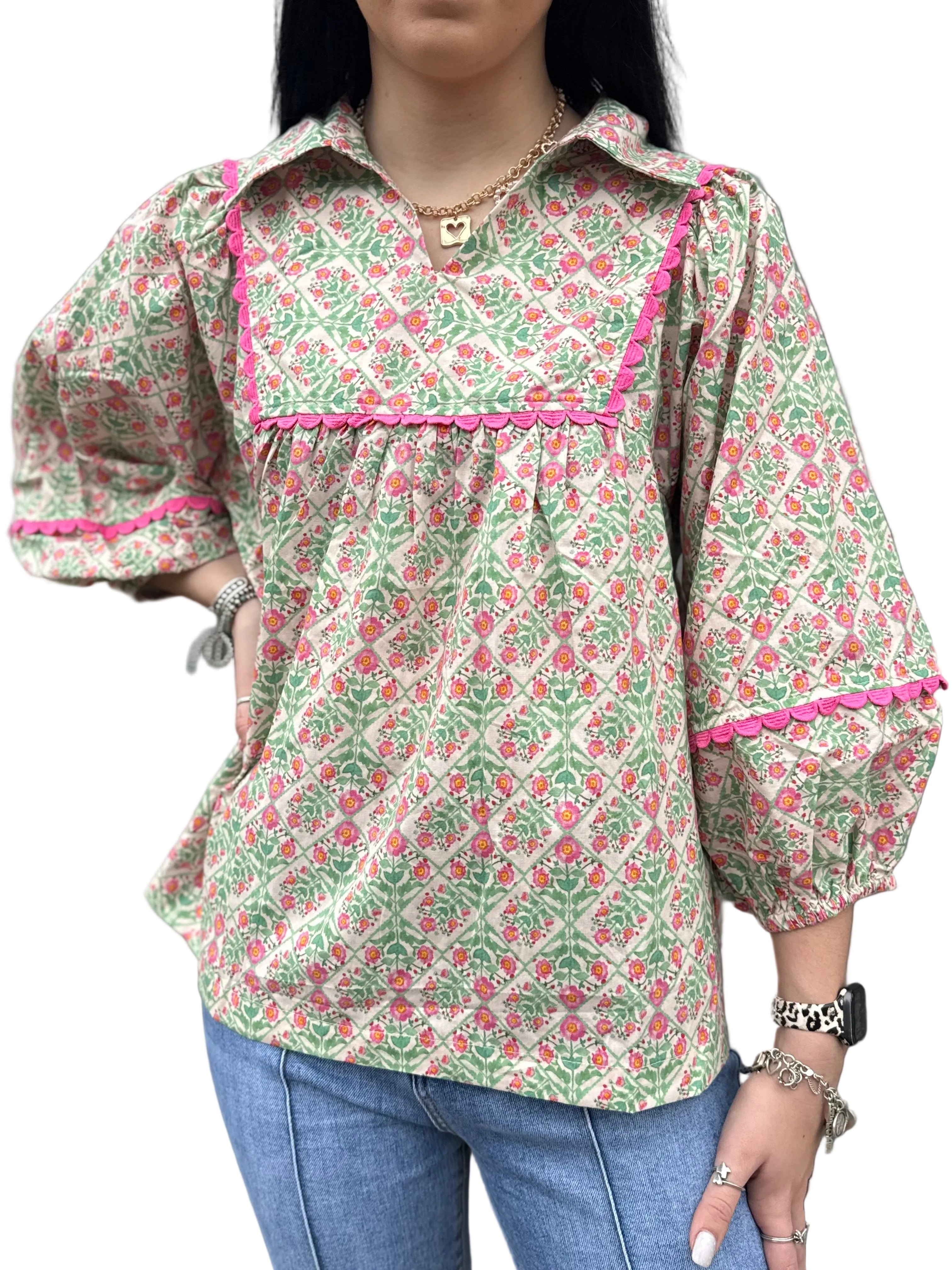 Blossom Floral Babydoll Top