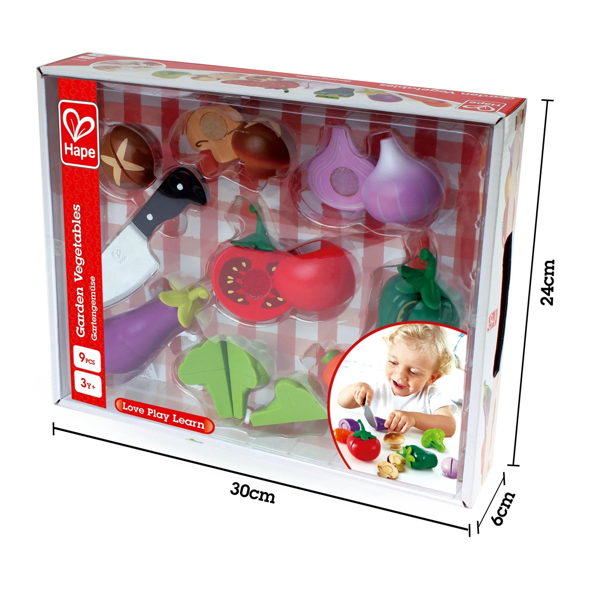 Hape Kitchen Garden Vegetables Food Playset