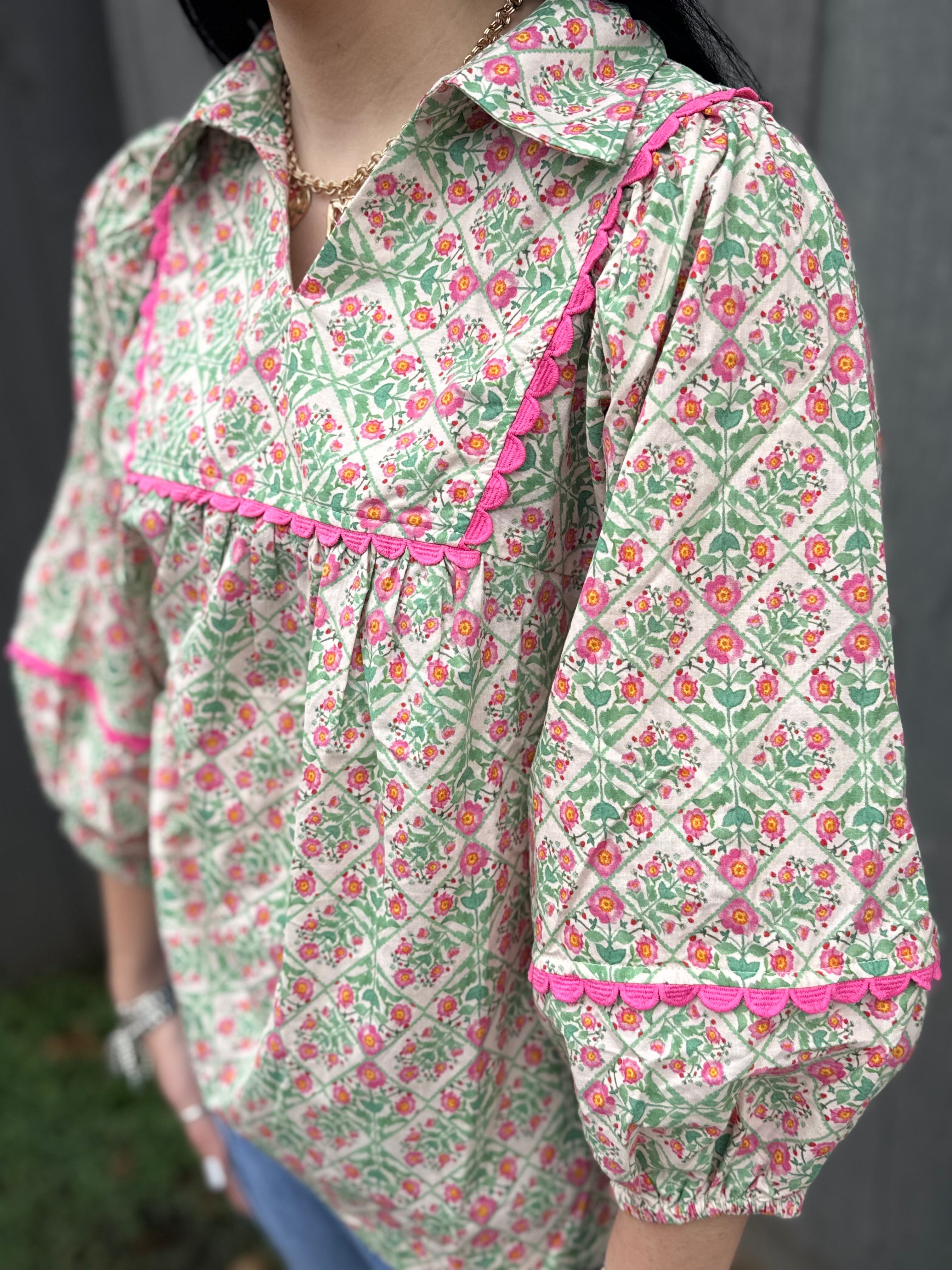 Blossom Floral Babydoll Top