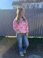 Pink Bow & Horseshoe