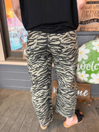 The Zebra Barrel Jeans