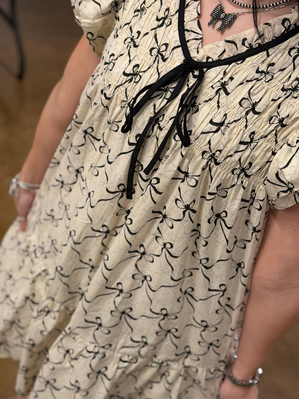 Black Bow Dress