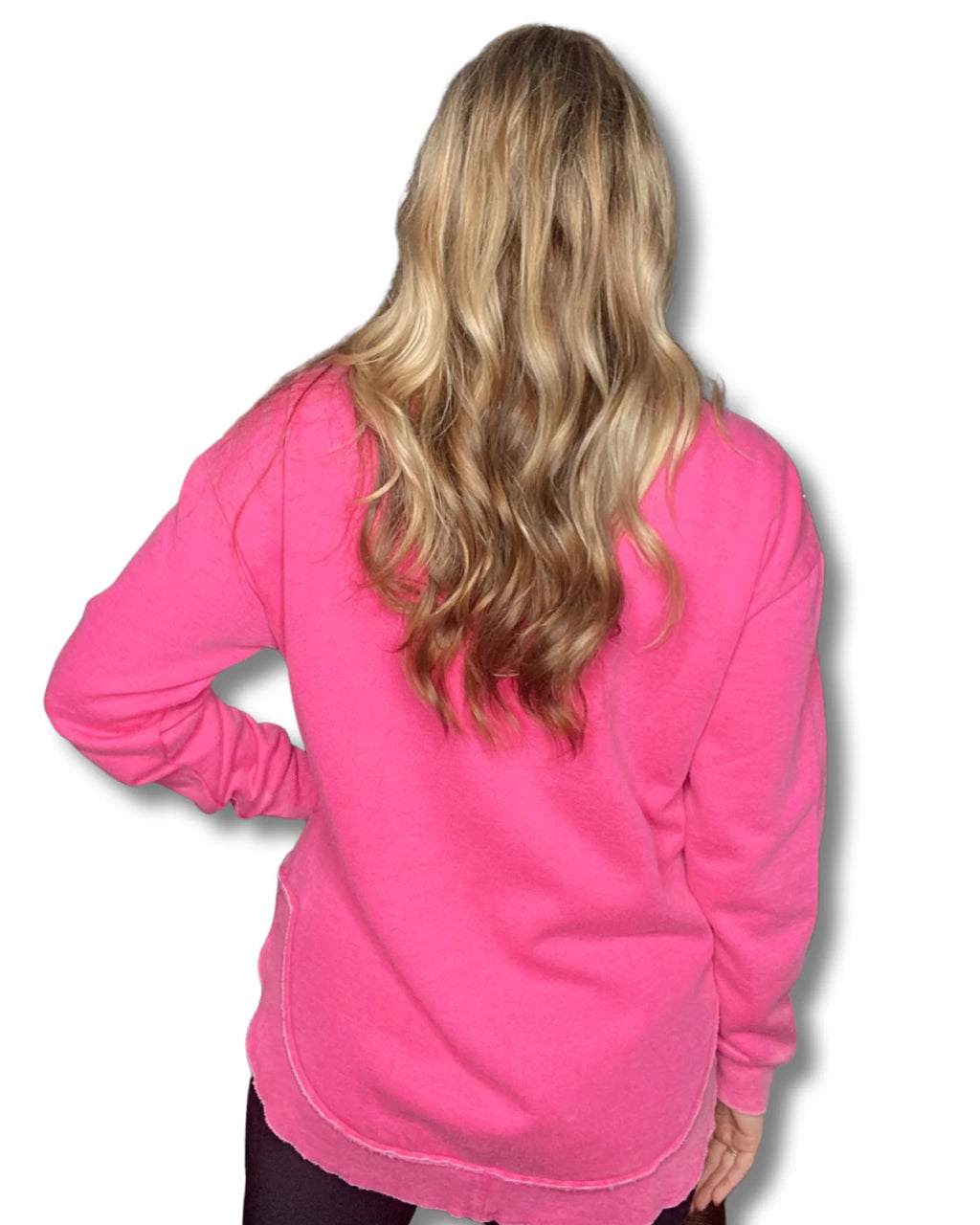Electric Pink Tommy Pullover
