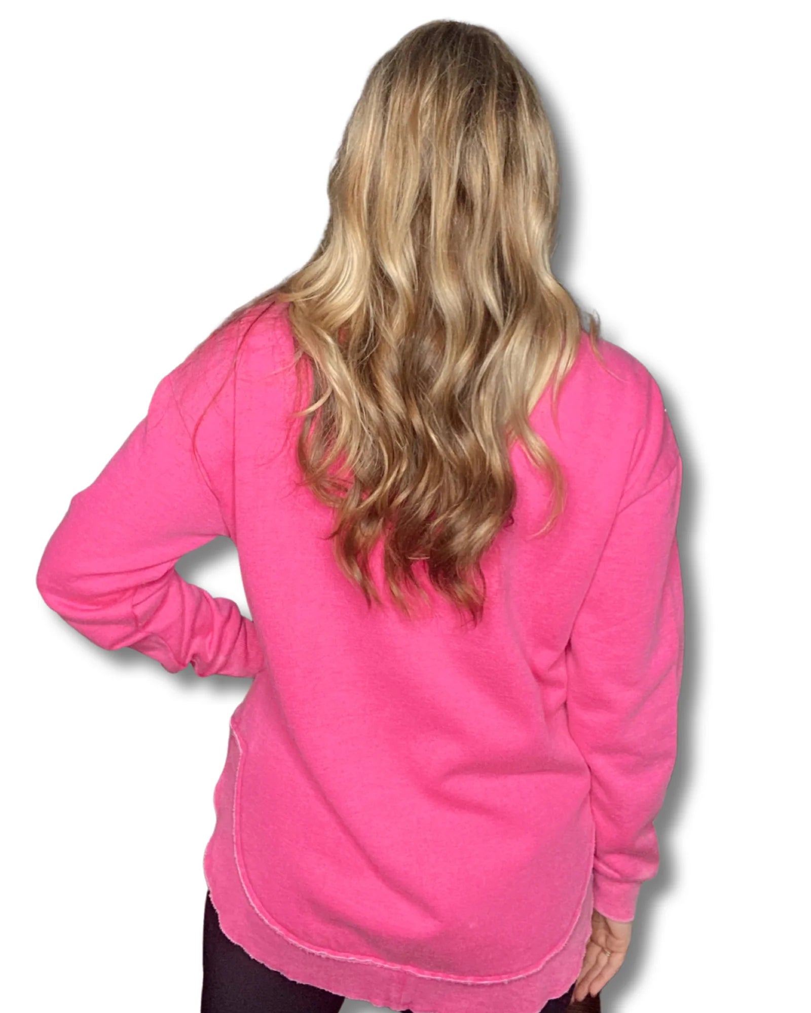 Electric Pink Tommy Pullover