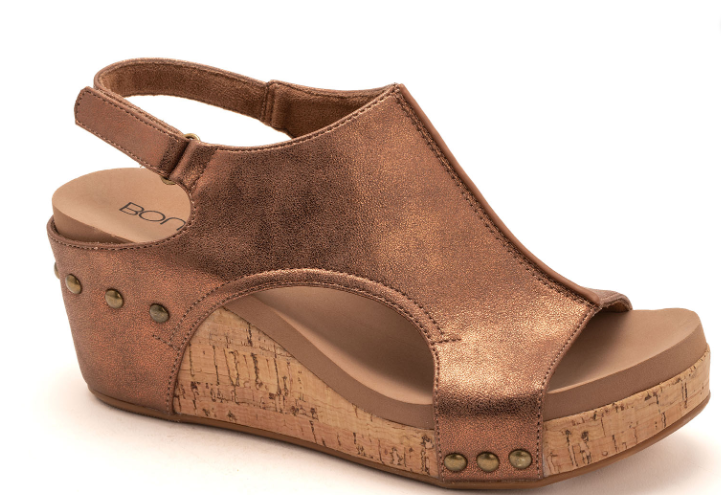 Carley Antique Bronze Wedge