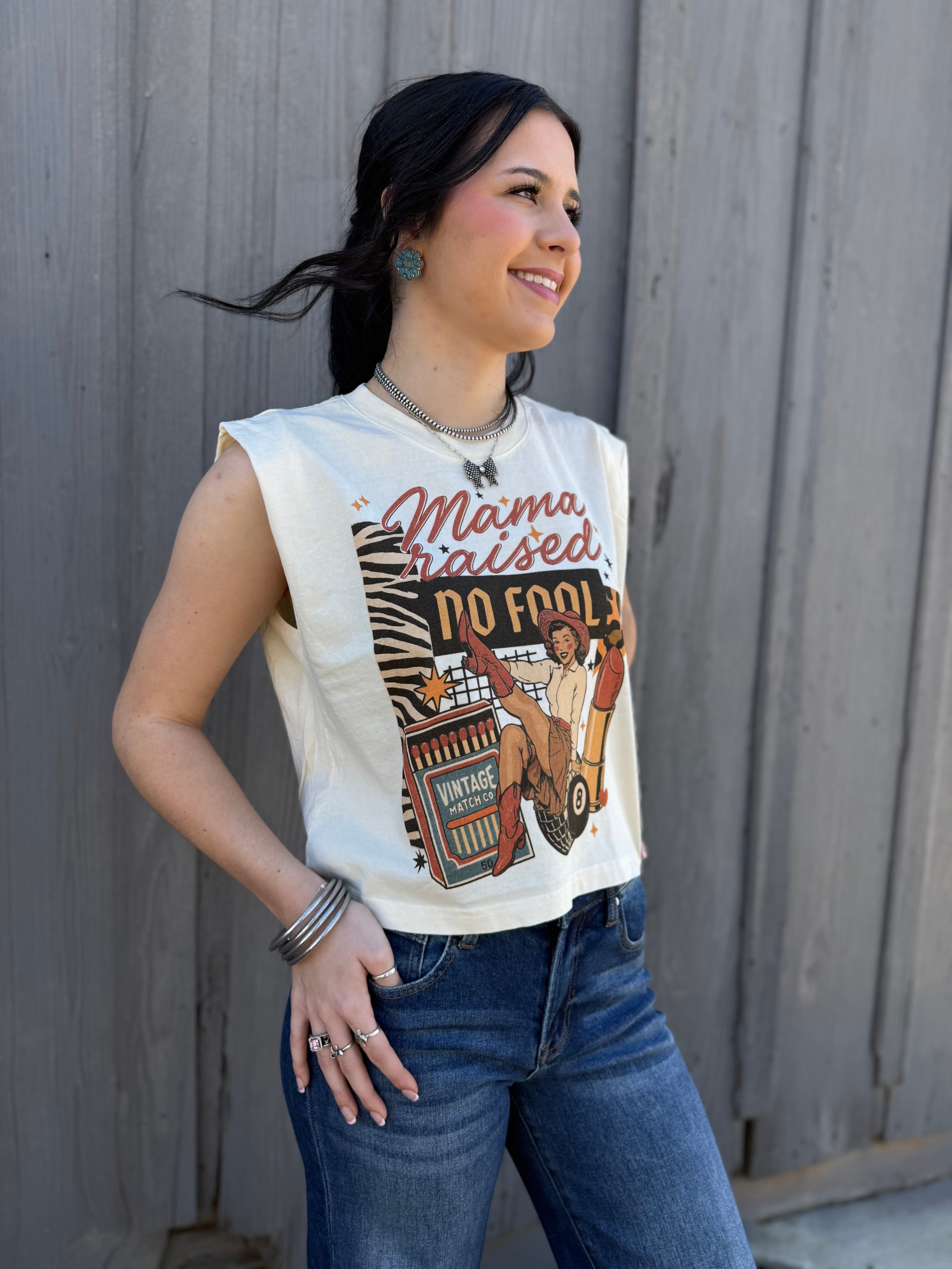 Mama Raised Muscle Tee