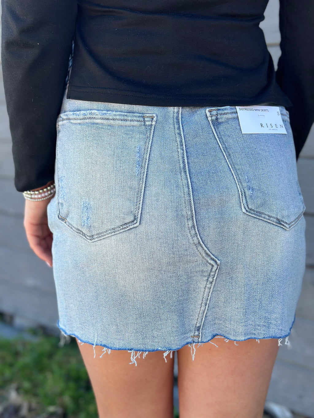 DENIM MINI SKIRT