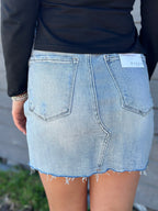 DENIM MINI SKIRT