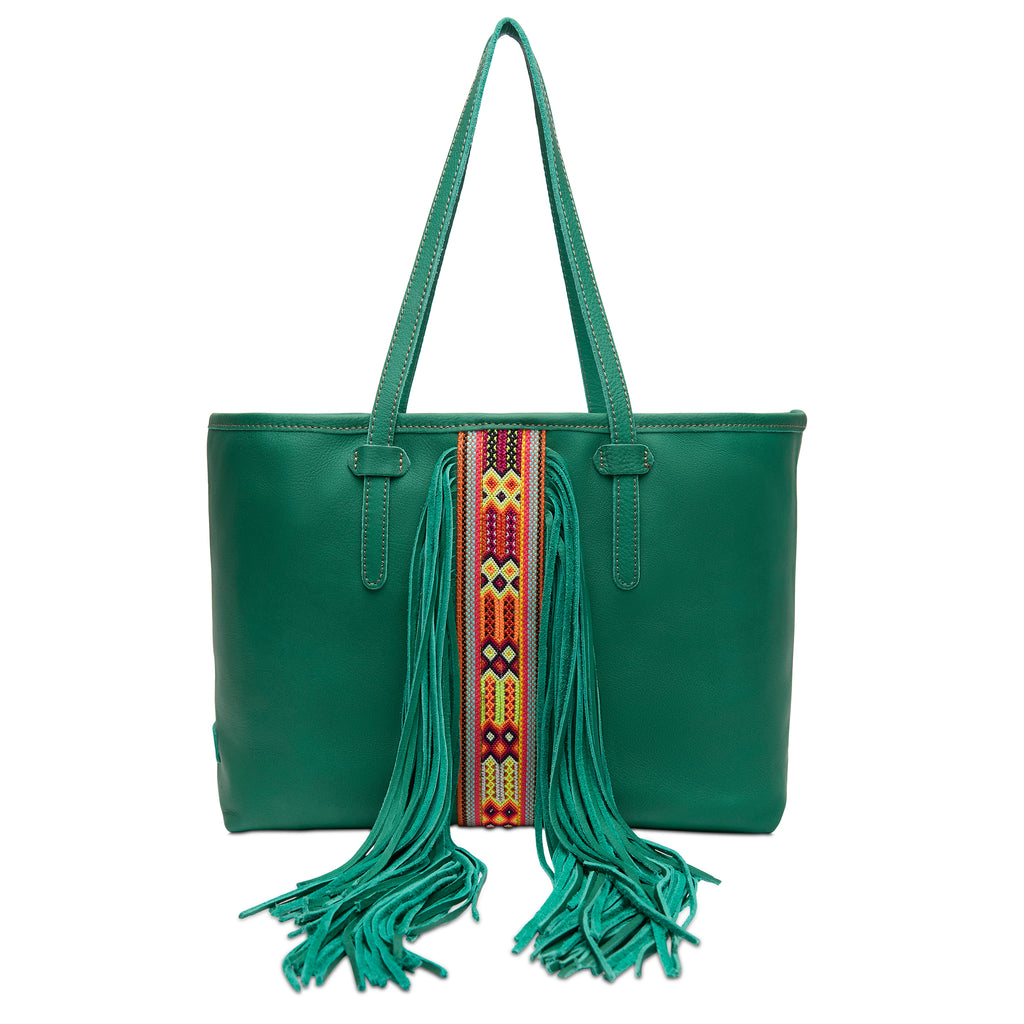 Consuela Teal Breezy Fringe